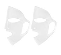 2 Piezas Cubierta de Mascarilla Facial de Silicona Orejas Panda | Ajuste Cómodo Gancho, Diseño Fijador, Efecto Antievaporación, para Cuidado Facial y Belleza Diaria