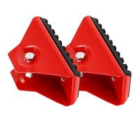 2 Piezas Cubierta del Pie de Escalera de Aleación de Aluminio Goma | Antideslizante, Diseño Flexible, para Interior y Exterior, Ayuda a Trabajar Seguridad en Suelo Irregular