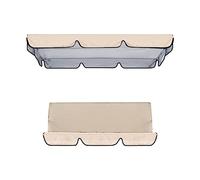 2 Piezas Cubierta para Columpio Jardinera Repuesto Cojín Funda Impermeable para Balancín Hamaca Tela Resistente Uso en Espacios Abiertos Jardinería