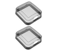 2 Piezas Cubierta Protectora para Enchufe Tipo 86 Negro | Protección contra Polvo y Humedad, Instalación sin Taladro, Adecuado para Oficinas, Garajes y Baños