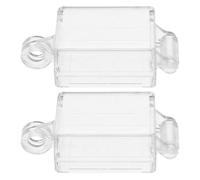 2 Piezas Cubierta Transparente, Evita Activación Accidental | Plástico Transparente, Fijación de Doble Cara, Tapa Abatible para Paneles y Mandos Marinos