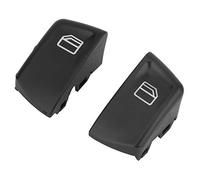 2 piezas Cubiertas para botones de interruptor de ventana Botón de reparación de interruptor principal de ventana eléctrica izquierda y derecha para Vito Viano W639 Sprinter II 906 2003-2013