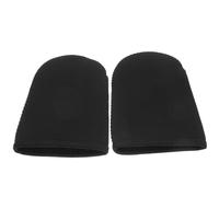 2 Piezas Cubrepunteras de Neopreno Negro Reutilizables para Ciclismo y | Protección contra Frío y Bichos, Ajuste bajo Botas y Calcetines Deportivos, Estilo Sólido