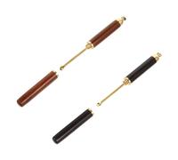 2 Piezas cuchara de oreja palillo de bolsillo lupa del tamaño de una tarjeta de crédito cuña ceras limpieza cerumen oidos suministros para el cuidado del oído cuchara para la oreja