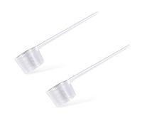 2 Piezas Cuchara Medidora de Plastico Transparente, Medidor de 5 Gramos Dosificadora, Mini Protein Scooper Polvo, para Cocina Condimento Aceite Café