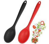 2 Piezas Cuchara Remover Grande Silicona Cocina con Mango Largo 27 cm | Sin BPA Resistente Al Calor 230,Cucharones de Cocina Silicona para Cocinar en Sartenes Esmaltadas