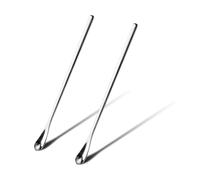 2 Piezas Cucharas de Comida para Reptiles, Cuchara de Alimentación para Mascotas Mango Largo Mezcla de Frutas Agitación Cuchara para Lagarto para Gecko Lagarto y Otros Animales Pequeños