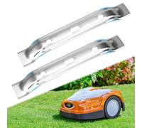 2 Piezas Cuchillas para Robot Cortacésped, 20cm Cuchilla Desbrozadora Compatibles con Sti-hl iMOW RMI 422 422P 422PC, Cuchilla de Repuesto para Cortadora de Césped