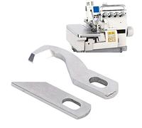 2 piezas Cuchillo de remallado superior e inferior de Cuchillo de remallado superior e inferior para Singer 14N654