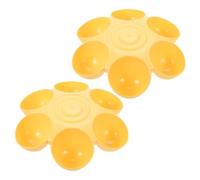 2 Piezas Cuenco para Gatos Forma de Flor, 6 Divisiones | Mascotas y Gatos, Diseño de Seis Ranuras, Uso de Comida y Agua, Formato Compacto
