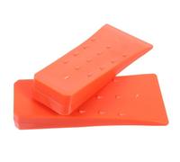 2 Piezas Cuña para Cortar Árboles de ABS Naranja, 6 Pulgadas | Plástico Púas Elevadas, Estable bajo Carga, Reutilizable, Visible en Tareas de Tala y Jardín