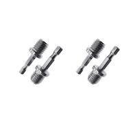 2 piezas de 1/4 M14 adaptador de varilla de conexión hexagonal portabrocas de acero inoxidable antioxidante, piezas de perforación de disco de pulido de 1/4, adaptador de varilla de conexión M14 2X