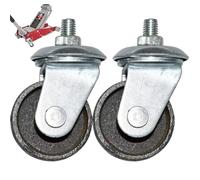 2 piezas de 12 mm Ruedas de tallo de 3 toneladas de 3 toneladas de 4 de piso de metal