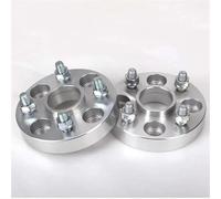 2 Piezas De 15/20/25/30/35/40/45/50/60 Mm, Adaptador De Espaciadores Forjados Para Ensanchar Ruedas De Aluminio Para Mazda 2 323 Kit extendido(30mm Silver)