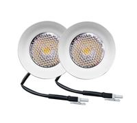 2 Piezas De 30 Mm De Orificio 1,5 W Mini LED Campana Extractora Bombilla De Luz 12 V CC EL4.5 Conector Empotrable Ventilador De Humo Bombilla, Iluminación Uniforme(3000K,EL connector)
