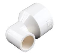 2 piezas de 63 * 32 mm a 110 * 90 mm, conector de codo reductor blanco for riego de jardín, peceras, juntas de tubería de PVC, accesorios for acuarios(75-40mm)