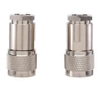 2 piezas de abrazadera macho tipo N para conector coaxial RG8 LMR400 RG165 RG213 7D