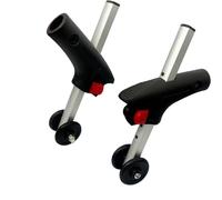 2 piezas de accesorios de ayuda de movimiento para silla de ruedas, izquierda y derecha, instalación simple y larga duración, rueda de conducción para silla de ruedas