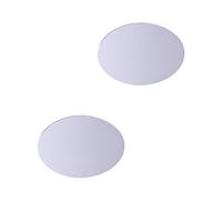 2 Piezas De Accesorios De Espejo Decoración Espejos Negros Fondos para Fotografía Espejo Acrílico Reflector Círculo Espejo Espejos Reflectantes Modelo Accesorios De Fotografía WATIIFUFU