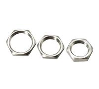 2 piezas de accesorios for tuberías de acero inoxidable 304, tuercas hexagonales de 1/8", 1/4", 3/8", 1/2", 3/4", 1", 1-1/4", 1-1/2", adaptador de rosca BSPT(1-1-2)