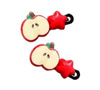 2 piezas de accesorios para el cabello con forma de estrella de frutas, pinzas laterales para la frente para niños y adolescentes, decoración de fiesta, pinzas para bebés y niñas