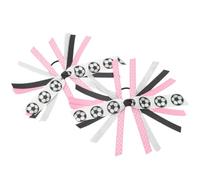 2 piezas de accesorios para el cabello con temática de sóftbol para niñas, coleteros para mujer, soporte para cola de caballo para deportes y uso casual