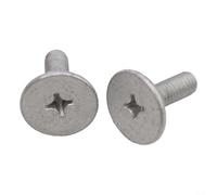 2 piezas de acero inferior de motor para cubierta de protección contra salpicaduras para Honda CR-V Civic, OEM 90105TBAA00 clips de retención de repuesto, sujetadores plateados para evitar arrastrar