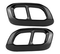 2 piezas de acero inoxidable garganta trasera 4 salida ajuste para GLC GLE GLS W167 X253 X167 2020 cubierta de tubo de escape