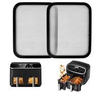 2 piezas de acero inoxidable protección contra salpicaduras para Cosori CAF-R901-AEU 8,5L/Dual Blaze TwinFry 10L, Air fryer protección contra salpicaduras, accesorio para freidora de aire caliente