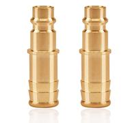 2 piezas de acoplamiento de aire comprimido DN13, boquilla de latón, acoplamiento de aire comprimido de 13 mm, conector de acoplamiento, conector de tubo, caja de acoplamiento, conector de tubo