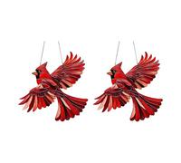 2 piezas de acrílico resistente a la intemperie con forma de pájaro para decoración de ventana, luz colorida, atrapasueños para patios, balcones, árboles, exhibición, multicolor, reflectante