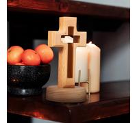 2 piezas de Adornos de Madera con Base Magnética - Decoración Versátil para Interiores/Exteriores de y , Perfectas para , Mesa o Exhibición en Estantes, Decoraciones para el Hogar