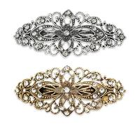 2 Piezas De Agujas Retro Para El Cabello, Elees Horquillas, Agujas Para El Cabello De Metal De Cristal, Accesorios Para Peinar El Cabello.