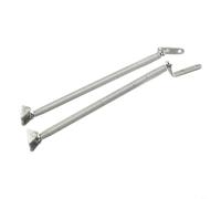 2 piezas de ajuste de resorte de soporte de escotilla de barco de acero inoxidable marino, extremo de accesorio triangular de 8-1/4 pulgadas para accesorios de cabina de cubierta de yate