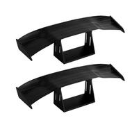 2 Piezas de Ala Trasera y Spoiler Delantero para Auto, Mini Ala Trasera, Spoiler para Carrocería, Piezas de Auto, Color Negro
