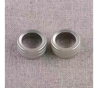 2 piezas de aleación de aluminio para interruptor de volumen de radio de coche, cubierta de anillo compatible