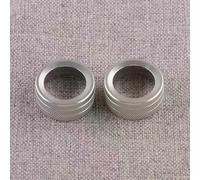 2 piezas de aleación de aluminio para interruptor de volumen de radio de coche, cubierta de anillo compatible