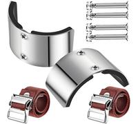 2 piezas de aleación de aluminio placa curva zanco placas de flexión zancos accesorios kits de repuesto para pared seca fácil de usar zanco placas de flexión