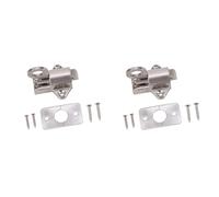 2 Piezas de Aleación de Zinc, Perno de Puerta Automático, Anillo con Resorte, Cerradura de Rebote, Seguridad Mejorada para Puertas, Portones y Ventanas para Uso Doméstico