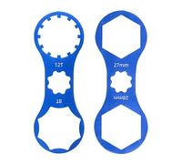 2 piezas de aleaciones de aluminio, llave para tapas de horquilla delantera de bicicleta, herramienta de extracción de soportes inferiores para bicicleta de montaña, bicicleta de carretera, de de