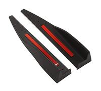 2 Piezas de Alerón de Faldón Lateral, KIMISS Splitter Canard Protector de Panel de ala Derecha Izquierda Kit de Cuerpo Difusor de Parachoques Trasero de Repuesto para Mustang