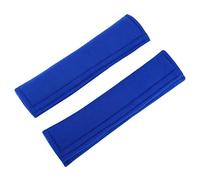 2 piezas de almohadillas para cinturón de asientos de coche, almohadillas de arnés de correa protectora de asiento de hombro suaves y confortables que ayudan a proteger su cuello y hombro(Azul)