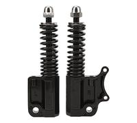 2 piezas de amortiguador delantero hidráulico M12 de 200 mm, suspensión de aleación de aluminio pulverizada a prueba de óxido para bicicletas eléctricas y scooters, conjunto de amo