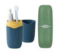 2 Piezas De Artículos De Tocador Portátiles, Enjuague Bucal De Viaje, Enjuague Bucal De Plástico, Enjuague Bucal Duradero, Suministros De Baño.