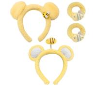 2 Piezas De Bandas De Pelo De Abejas Y 1 Par De Anillos Para El Cabello De Abejas, Lindos Accesorios Para El Cabello, Accesorios Para El Cabello Creativos Y Divertidos, Accesorios De Peinado.