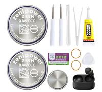 2 piezas de batería Z55H, nueva actualización en 2024, compatible con WF-1000X WF-1000XM4 WF-1000XM3 WF-SP900 WF-H800 WF-SP700N WF-XB700 WF-C700N WF-C500 WI-SP600N WI-C600N Con herramienta adhesiva