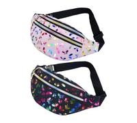 2 Piezas De Bolsas De Mariposa, Bolsa Móvil Deportiva, Bolsa De Cuerpo Cruzado Impermeable, Bolso De Hombro con Gran Capacidad.