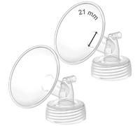 2 piezas de bomba de cuello ancho Maymom de 21 mm para bombas Spectra S1/S2; incluye bridas de boca ancha; no brida Spectra original; reemplaza Spectra Shield (brida Spectra pequeña de 21 mm)