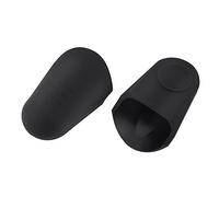 2 piezas de boquilla para clarinete saxofón protección de goma Saxofón Accesorios (Negro)