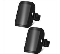 2 piezas de brazalete de cuero para hombre, brazalete de identificación, ajustable, con banda elástica para el brazo, brazalete para pase de esquí.